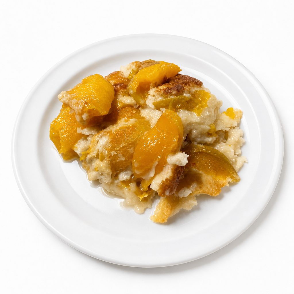 Peach Cobbler.