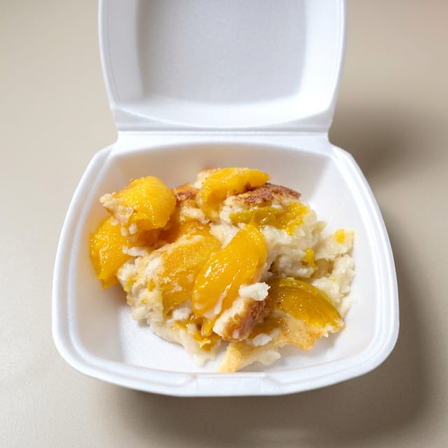 Peach Cobbler.