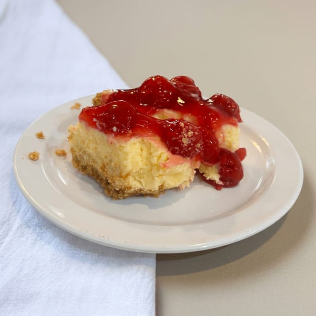 Cherry Cheesecake.